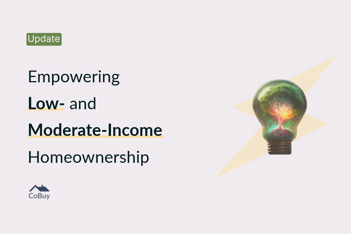 CoBuy launches new initiative to empower sustainable homeownership for Low- and Moderate-Income Households.