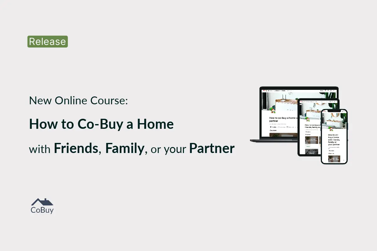News release from CoBuy: new online course on how to co-buy a home