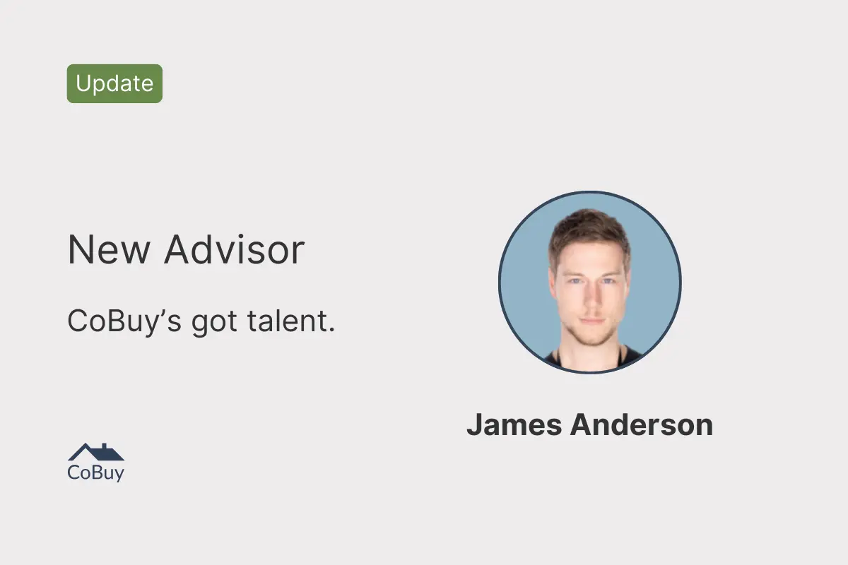 Blockchain veteran and serial founder James Anderson joins CoBuy as Advisor.